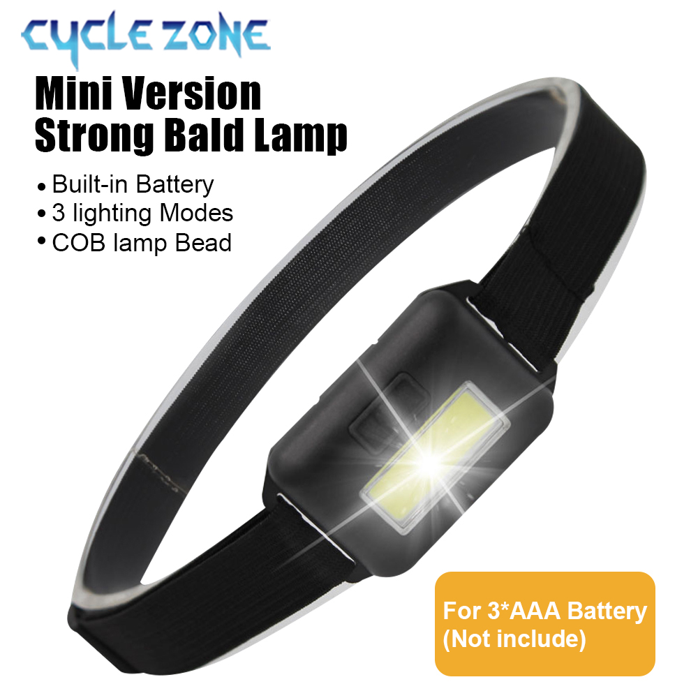 Outdoor Adventure Zone - Mini lampada frontale portatile COB faro