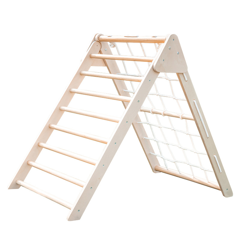 Outdoor Adventure Activities For Kids - Triangolo da Arrampicata Pieghevole in Legno
