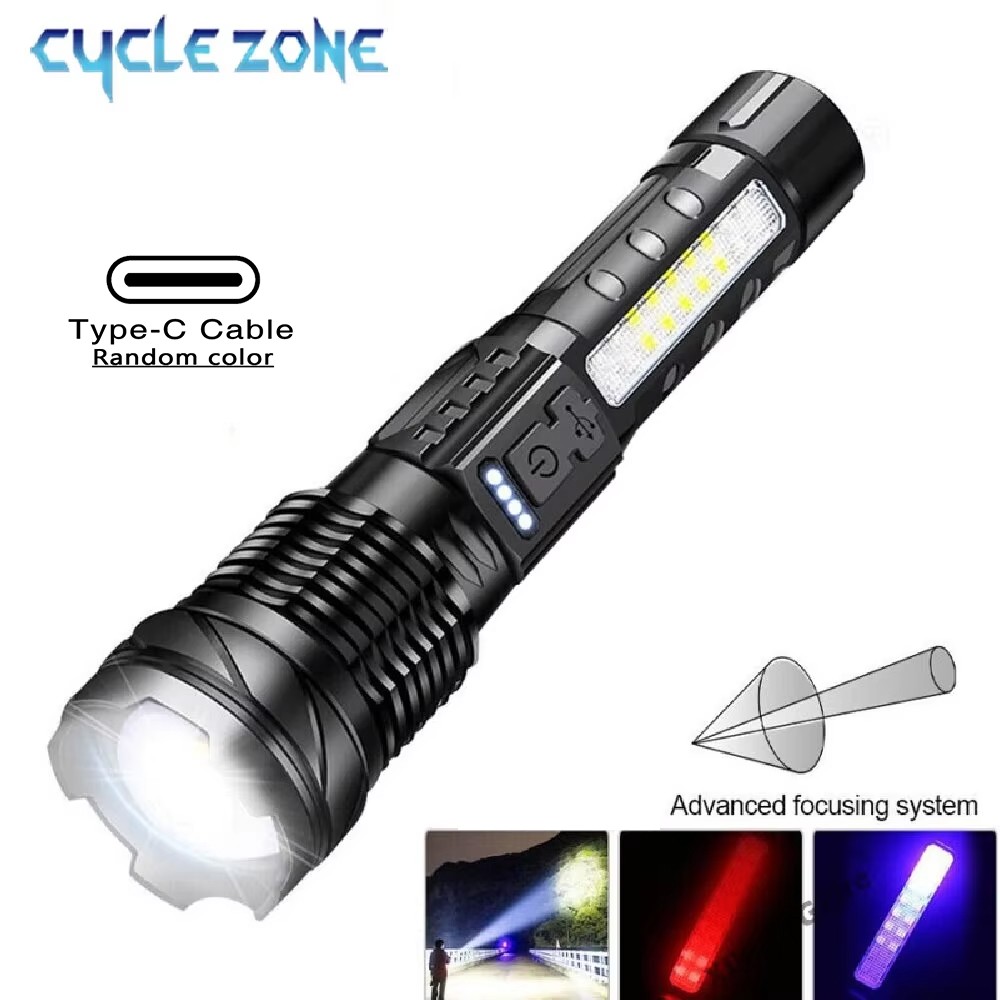 Outdoor Adventure Zone - Torcia XHP50 Torcia zoomabile Potente illuminazione