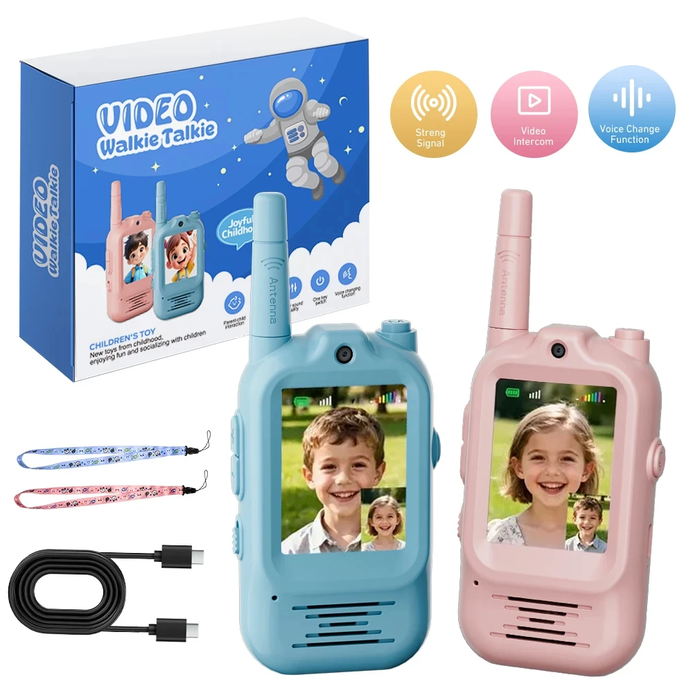 Outdoor Adventure Toys For Kids - 2 Walkie Talkie Video per Bambini