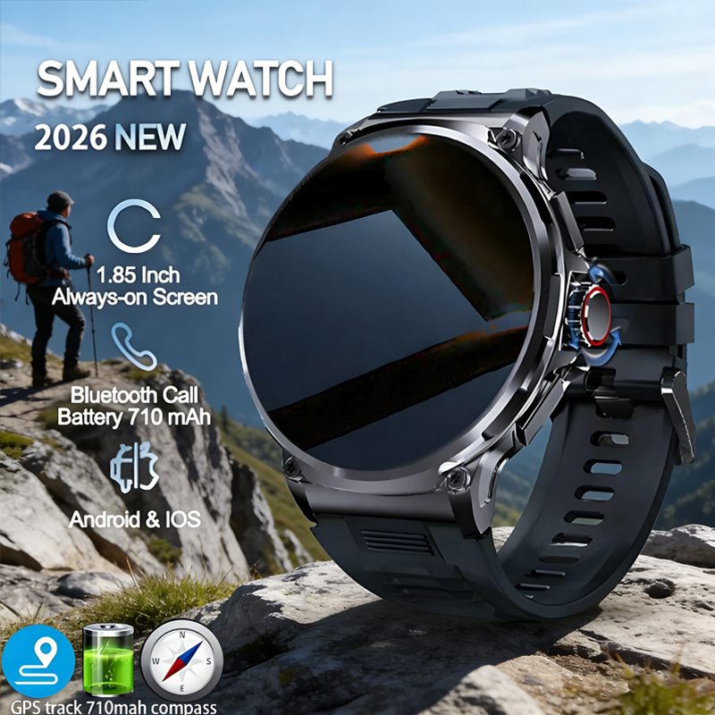 Outdoor Adventure Zone - Smartwatch da Uomo 710mAh per Avventure