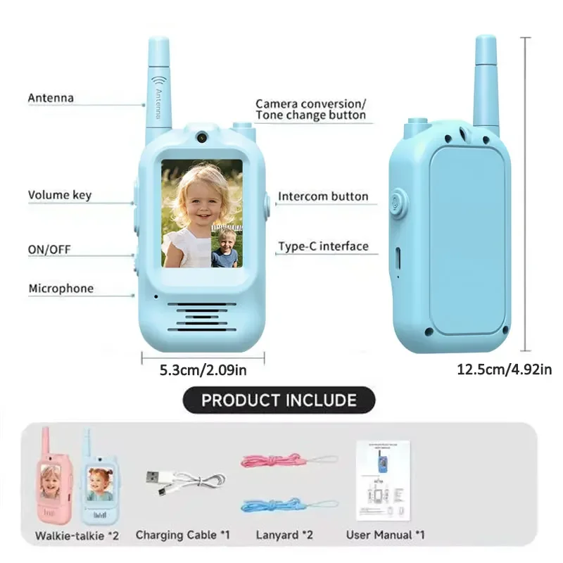 2 Walkie Talkie Video per Bamb - Outdoor Adventure Toys For Kids recensione e prezzo